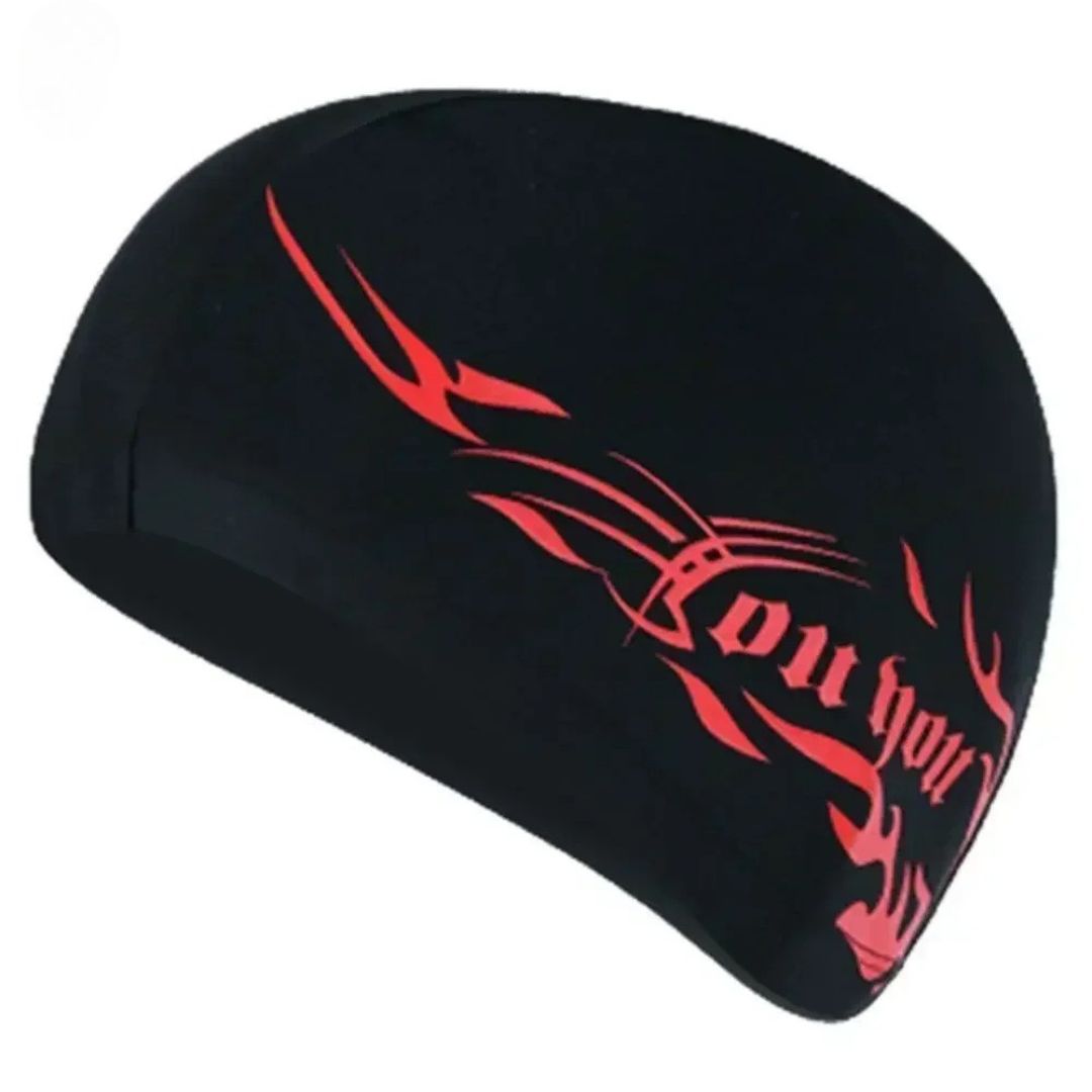 bonnet-de-bain-nylon-youyou-couleur-noir-et-rouge