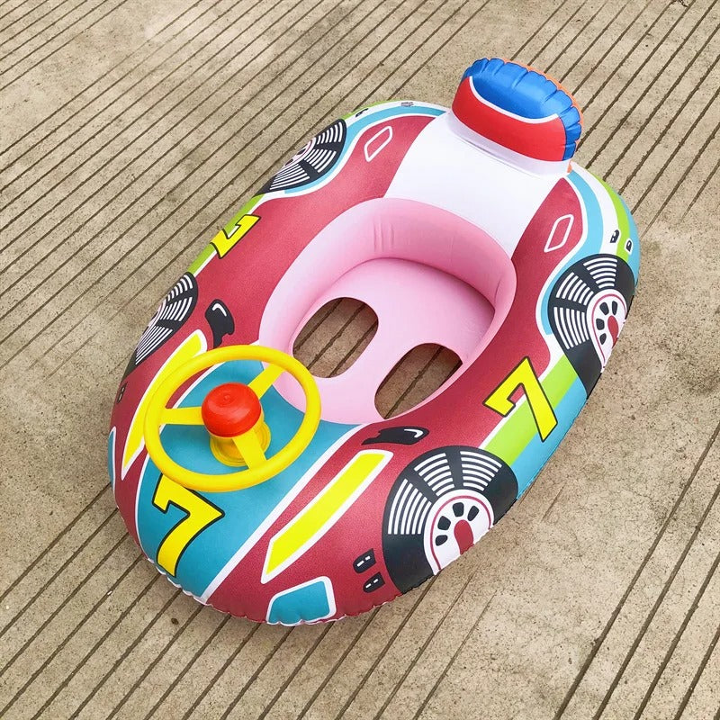 bouee-enfant-voiture-de-course-compacte