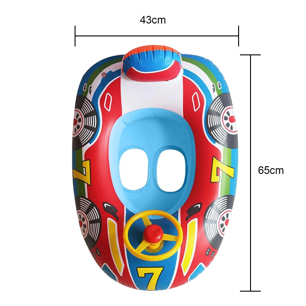 bouee-enfant-voiture-de-course-dimensions