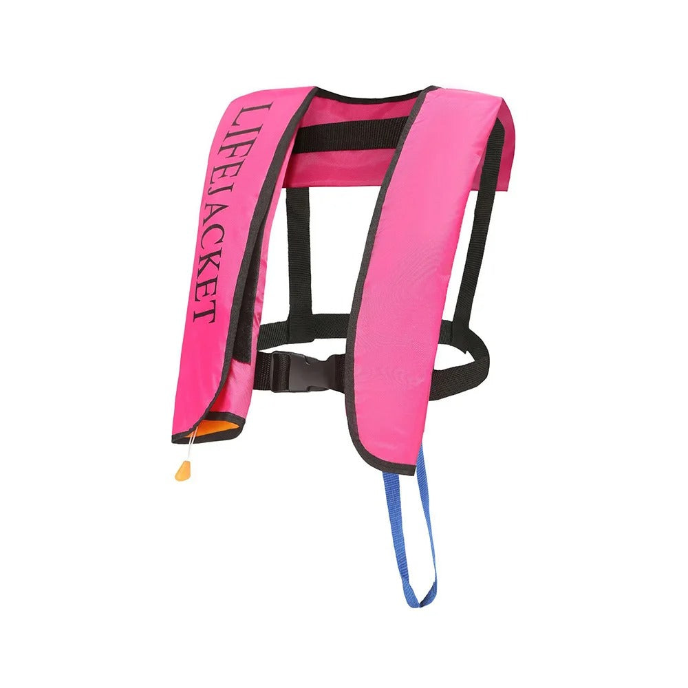 gilets-de-sauvetage-adulte-gonflage-automatique-rose-fluo