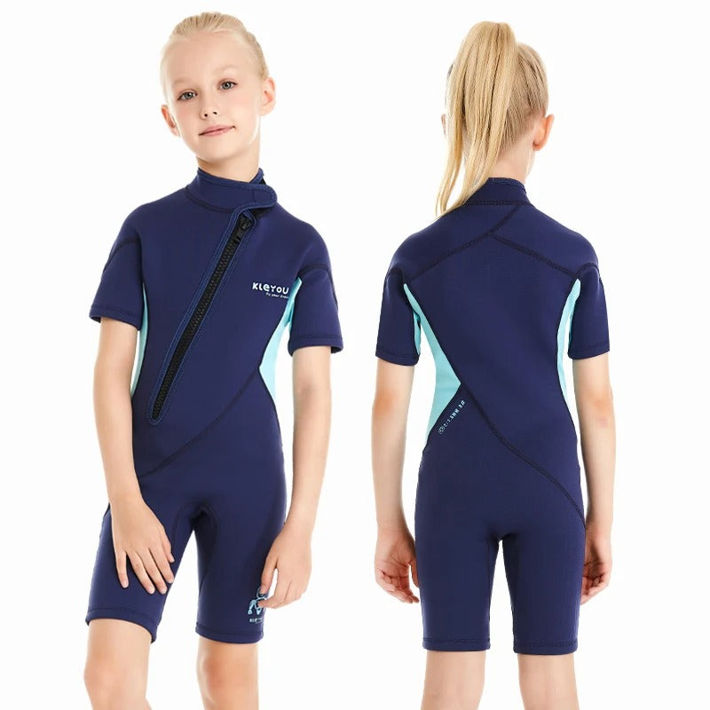 maillot-de-bain-shorty-2-mm-kleyou-enfants-ajuste