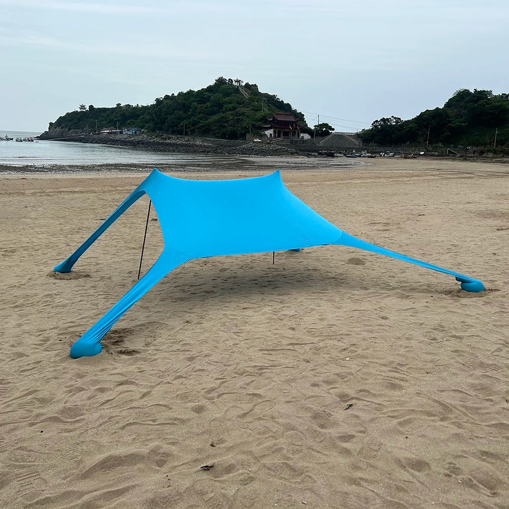 tente-de-plage-pare-soleil-coupe-vent