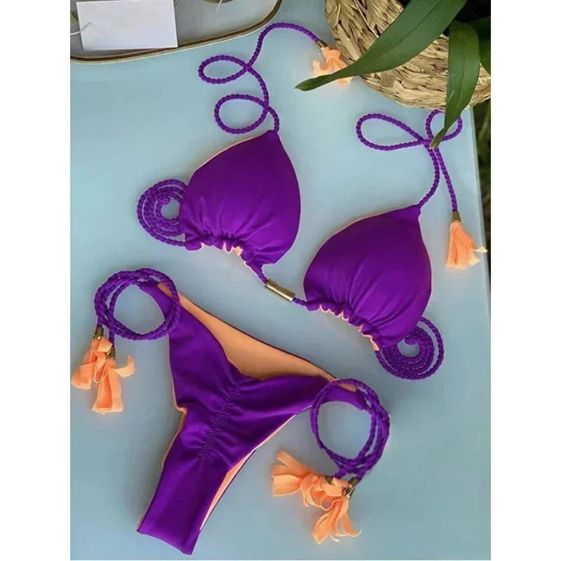 maillot-de-bain-femme-2-pieces-cordelettes-elegant
