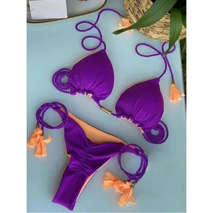 maillot-de-bain-femme-2-pieces-cordelettes-elegant