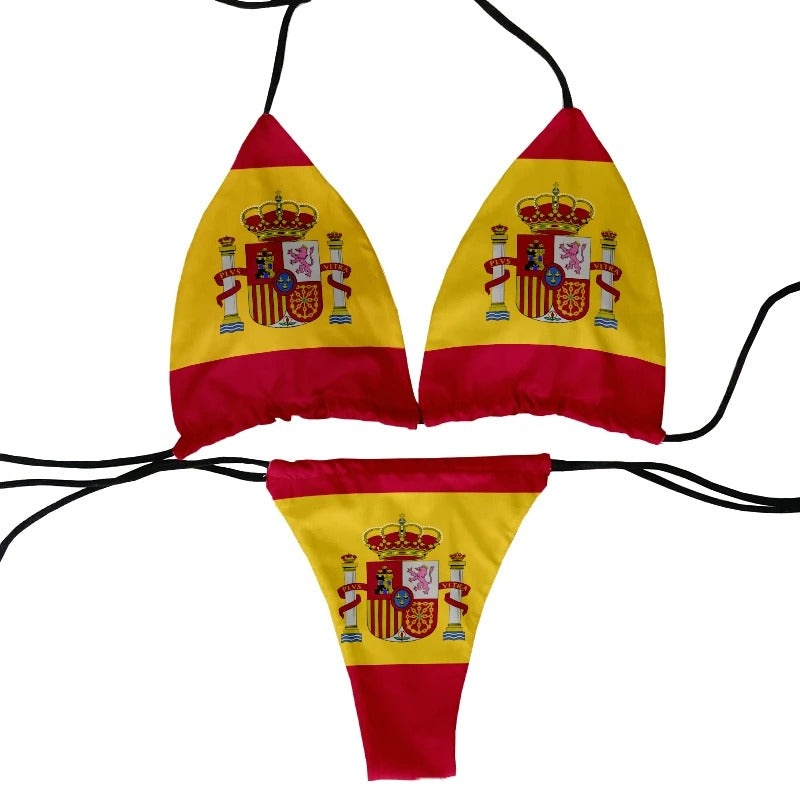 maillot-de-bain-femme-2-pieces-drapeau-elasticite