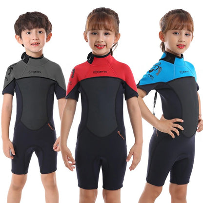 maillot-de-bain-shorty-3-mm-kleyou-enfants-isotherme